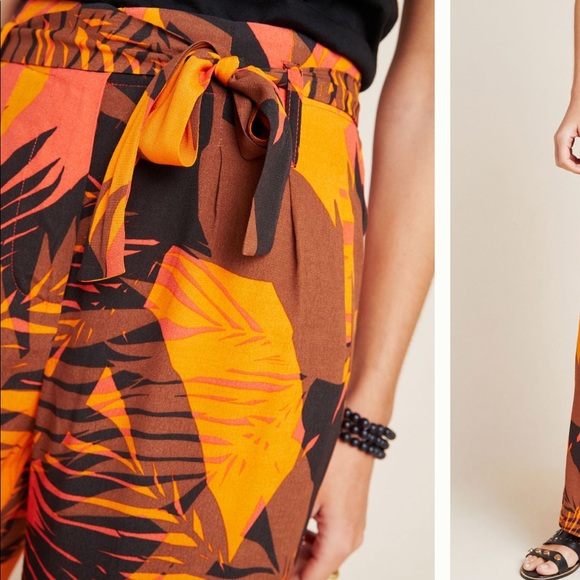 ANTHROPOLOGIE Paradisas Wide Leg Pants - Picture 3 of 12